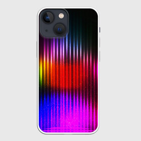 Чехол для iPhone 13 mini с принтом WAVES COLOR в Белгороде,  |  | abstraction | geometry | optic | optical | pattern | visual | абстракция | геометрия | линии | оптические | оптический узор | полосы | психоделика | разводы | текстуры | узор | узоры | фрактал