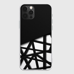 Чехол для iPhone 12 Pro Max с принтом BLACK GEOMETRY в Белгороде, Силикон |  | abstraction | geometry | optic | optical | pattern | visual | абстракция | геометрия | линии | оптические | оптический узор | полосы | психоделика | разводы | текстуры | узор | узоры | фрактал