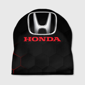 Шапка 3D с принтом HONDA в Белгороде, 100% полиэстер | универсальный размер, печать по всей поверхности изделия | acura | auto | cr z | honda | honda power | japan | japanese | nsx | sport | авто | автомобиль | автомобильные | акура | бренд | марка | машины | спорт | хонда | япония