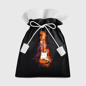 Подарочный 3D мешок с принтом Огонь музыка в Белгороде, 100% полиэстер | Размер: 29*39 см | black | гитара | гитарист | гитаристу | демон | инструменты | музыка | музыкальные | музыкант | огненный | огонек | огонь | пение | песня | пламя | поп | профессия | рок | рокер | струны | хобби