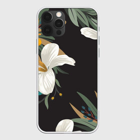 Чехол для iPhone 12 Pro Max с принтом Цветочный арт в Белгороде, Силикон |  | арт | иллюстрация | лето | лист | листья | природа | узор | узоры | цветок | цветы | ягода | ягоды