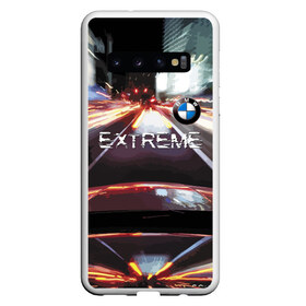 Чехол для Samsung Galaxy S10 с принтом BMW Extreme в Белгороде, Силикон | Область печати: задняя сторона чехла, без боковых панелей | bmw | city | extreme | germany | highway | night | prestige | speed | track | turn | бмв | германия | город | ночь | престиж | скорость | трасса | шоссе | экстрим