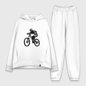 Женский костюм хлопок Oversize с принтом Велоспорт (Z) в Белгороде,  |  | bicycle | bicyclist | bike | biker | bmx | cycle | rider | байкер | бмх | вело | велогонщик | велосепедист | велосипед | велоспорт | гонщик