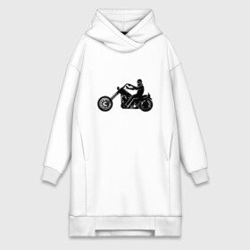 Платье-худи хлопок с принтом Chopper (Z) в Белгороде,  |  | bike | chopper | harley davidson | hdi | hog | moto | motorcycle | байк | мотоцикл | мотоциклист | харли дэвидсон | чоппер
