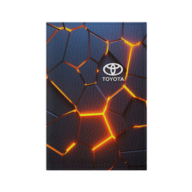 Обложка для паспорта матовая кожа с принтом TOYOTA | ТОЙОТА в Белгороде, натуральная матовая кожа | размер 19,3 х 13,7 см; прозрачные пластиковые крепления | 3d плиты | abstraction | auto | geometry | hexagon | neon | paints | sport | stripes | texture | toyota | triangle | абстракция | авто | автомобиль | автомобильные | бренд | брызги | брызги красок | геометрия | краски | марка | машины | неон