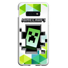 Чехол для Samsung S10E с принтом Minecraft в Белгороде, Силикон | Область печати: задняя сторона чехла, без боковых панелей | funny | mine | minecraft | mods | noob | pro | skins | story | vs | zombie | данженс | инди | конструктор | майнкрафт | моды | нуб | скин | скрипер | шахта