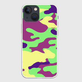 Чехол для iPhone 13 mini с принтом Камуфляж в Белгороде,  |  | военный | городской | защитный | камуфляж | кислота | кислотные цвета | кислотный | кислотный камуфляж | краски | милитари | пиксельный | пятнистый | тактический | яркий камуфляж
