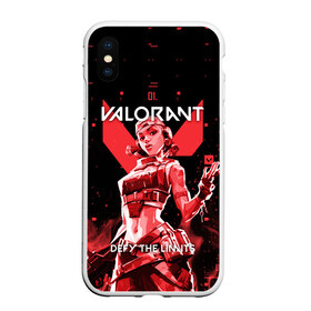 Чехол для iPhone XS Max матовый с принтом VALORANT RAZE в Белгороде, Силикон | Область печати: задняя сторона чехла, без боковых панелей | raze | valorant | агенты | валорант | игры | рэйз