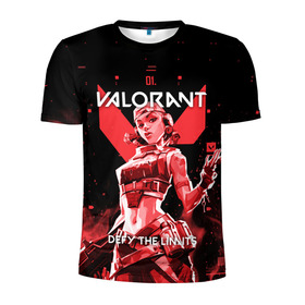 Мужская футболка 3D спортивная с принтом VALORANT RAZE в Белгороде, 100% полиэстер с улучшенными характеристиками | приталенный силуэт, круглая горловина, широкие плечи, сужается к линии бедра | raze | valorant | агенты | валорант | игры | рэйз