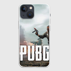 Чехол для iPhone 13 mini с принтом Pubg в Белгороде,  |  | battleground | game | gamer | playerunknown battleground | pubg | pubg mobile | royal battle | битва | детские | игра | мужские | оружие | пабж