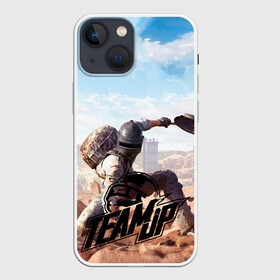 Чехол для iPhone 13 mini с принтом PUBG в Белгороде,  |  | battleground | game | gamer | playerunknown battleground | pubg | pubg mobile | royal battle | битва | детские | игра | мужские | оружие | пабж