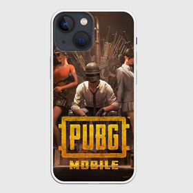 Чехол для iPhone 13 mini с принтом Pubg Mobile в Белгороде,  |  | battleground | game | gamer | playerunknown battleground | pubg | pubg mobile | royal battle | битва | детские | игра | мужские | оружие | пабж
