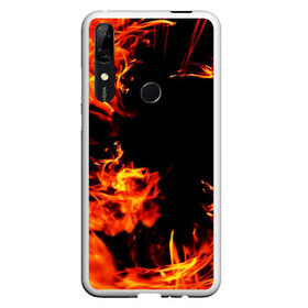 Чехол для Honor P Smart Z с принтом ОГОНЬ FIRE в Белгороде, Силикон | Область печати: задняя сторона чехла, без боковых панелей | abstract | bright | fire | flame | geometry | geometry stripes | grunge | heat | light | texture | wildfire | абстракция | брызги | геометрические полосы | геометрия | гранж | искры | краски | огненный | огонь | пламя | пожар | текстура