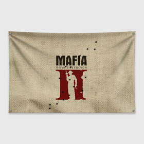 Флаг-баннер с принтом Mafia 2 в Белгороде, 100% полиэстер | размер 67 х 109 см, плотность ткани — 95 г/м2; по краям флага есть четыре люверса для крепления | Тематика изображения на принте: 2 | 2020 | definitive | edition | mafia | банда | вито | гангстеры | герои | дон | игра | капоне | компьютерная | корлеоне | крестный | культ | мафия | мешковина | настольная | отец | персонаж | фильм