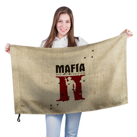 Флаг 3D с принтом Mafia 2 в Белгороде, 100% полиэстер | плотность ткани — 95 г/м2, размер — 67 х 109 см. Принт наносится с одной стороны | 2 | 2020 | definitive | edition | mafia | банда | вито | гангстеры | герои | дон | игра | капоне | компьютерная | корлеоне | крестный | культ | мафия | мешковина | настольная | отец | персонаж | фильм