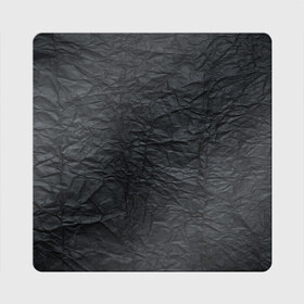 Магнит виниловый Квадрат с принтом Черная Бумага в Белгороде, полимерный материал с магнитным слоем | размер 9*9 см, закругленные углы | pattern | textures | абстракция | бумага | геометрия | градиент | грязная | карбон | краска | мятая | паттерны | пергамент | пиксели | старая | текстуры | уголь | фигуры | фон | черная