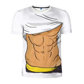 Мужская футболка 3D спортивная с принтом Мужской торс в Белгороде, 100% полиэстер с улучшенными характеристиками | приталенный силуэт, круглая горловина, широкие плечи, сужается к линии бедра | высказывание | идея | манера | мемы | мужской | разные | рисунок | символ | торс