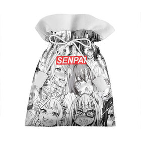 Подарочный 3D мешок с принтом SENPAI в Белгороде, 100% полиэстер | Размер: 29*39 см | ahegao | anime | kawai | kowai | oppai | otaku | senpai | sugoi | waifu | yandere | аниме | ахегао | ковай | культура | отаку | семпай | сенпай | тренд | яндере