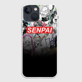 Чехол для iPhone 13 mini с принтом SENPAI в Белгороде,  |  | ahegao | anime | kawai | kowai | oppai | otaku | senpai | sugoi | waifu | yandere | аниме | ахегао | ковай | культура | отаку | семпай | сенпай | тренд | яндере