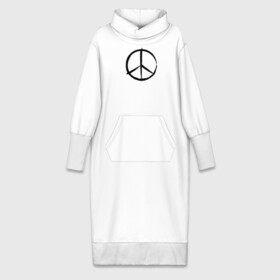 Платье удлиненное хлопок с принтом Pacific в Белгороде,  |  | pacific | без оружия | мир | рок | свобода