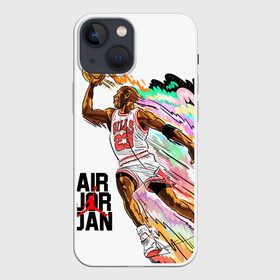 Чехол для iPhone 13 mini с принтом МАЙКЛ ДЖОРДАН в Белгороде,  |  | 23 | bulls | chicago bulls | jordan | logo | michael jordan | nba | paris saint germain | psg | red | sport | the last dance | быки | джордан | лого | майкл джордан | последний танец | псж | спорт | чикаго буллс