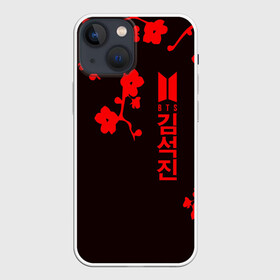 Чехол для iPhone 13 mini с принтом BTS в Белгороде,  |  | bangtan | bighit | boy | fake love | j hope | jimin | jin | jungkook | korea | kpop | live | luv | mic drop | rm | suga | v | with | бтс | кей | поп