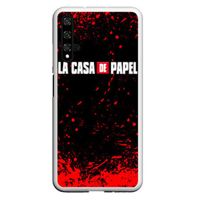 Чехол для Honor 20 с принтом La Casa de Papel (+спина) (Z) в Белгороде, Силикон | Область печати: задняя сторона чехла, без боковых панелей | la casa de papel | netflix | берлин | бумажный дом | лиссабон | профессор | сальва | токио