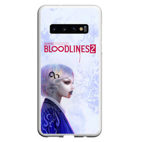 Чехол для Samsung Galaxy S10 с принтом Bloodlines 2 в Белгороде, Силикон | Область печати: задняя сторона чехла, без боковых панелей | bloodlines 2 | vampire | vampire the masquerade | vampire the masquerade bloodlines 2 | vampire: the masquerade – bloodlines 2