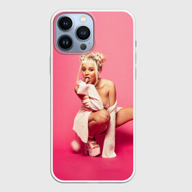 Чехол для iPhone 13 Pro Max с принтом DOJA CAT в Белгороде,  |  | Тематика изображения на принте: amala | amalaratna zandile dlamini | doja cat | hot pink | mooo | music | pink | rap | say so | интернет | корова | мем | музыка | мууу | розовый | рэп