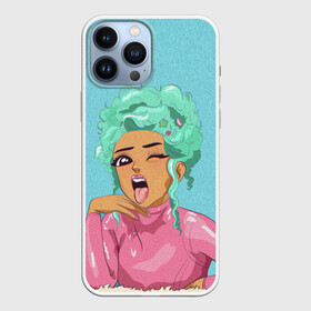 Чехол для iPhone 13 Pro Max с принтом DOJA CAT в Белгороде,  |  | Тематика изображения на принте: amala | amalaratna zandile dlamini | doja cat | hot pink | mooo | music | pink | rap | say so | интернет | корова | мем | музыка | мууу | розовый | рэп