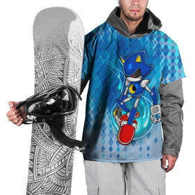 Накидка на куртку 3D с принтом Metal Sonic в Белгороде, 100% полиэстер |  | Тематика изображения на принте: metal sonic | видеоигры | поколения ежик соник | робот | супер ёж
