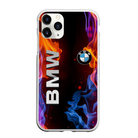 Чехол для iPhone 11 Pro Max матовый с принтом BMW в Белгороде, Силикон |  | bmw | авто | автомобиль | бмв | логотип | марка | машина | надпись | огонь | пламя | текстура