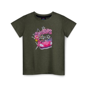 Детская футболка хлопок с принтом Penelope Pitstop в Белгороде, 100% хлопок | круглый вырез горловины, полуприлегающий силуэт, длина до линии бедер | vdosadir | wacky races | безумные гонки | пенелопа | ханна барбера