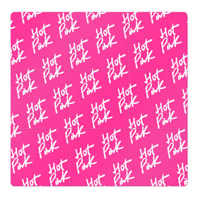 Магнитный плакат 3Х3 с принтом HOT PINK в Белгороде, Полимерный материал с магнитным слоем | 9 деталей размером 9*9 см | amala | amalaratna zandile dlamini | doja cat | hot pink | mooo | music | pink | rap | say so | интернет | корова | мем | музыка | мууу | розовый | рэп