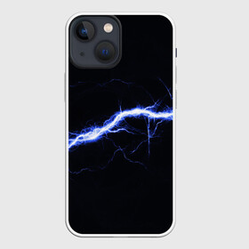 Чехол для iPhone 13 mini с принтом СТИХИЯ в Белгороде,  |  | color | colour | electricity | glim | glow | light | lights | neon | power | shine | молния | напряжение | неоновый | разряд | стихия | ток | удар | электричество