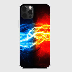 Чехол для iPhone 12 Pro Max с принтом БИТВА МОЛНИЙ в Белгороде, Силикон |  | color | colour | electricity | glim | glow | light | lights | neon | power | shine | молния | напряжение | неоновый | разряд | стихия | ток | удар | электричество