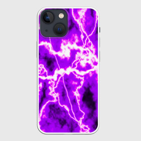 Чехол для iPhone 13 mini с принтом НЕОНОВАЯ СТИХИЯ в Белгороде,  |  | color | colour | electricity | glim | glow | light | lights | neon | power | shine | молния | напряжение | неоновый | разряд | стихия | ток | удар | электричество