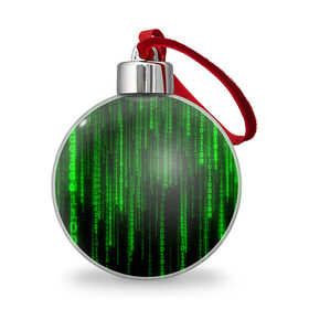 Ёлочный шар с принтом Матрица код цифры программист в Белгороде, Пластик | Диаметр: 77 мм | бинарный код | веб | вирус | всемирная паутина | двоичный код | зеленый | интернет | информация | кибер | код | кодер | кодирование | матрица | наука | олдскул | по | программирование