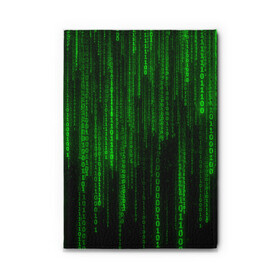 Обложка для автодокументов с принтом Матрица код цифры программист в Белгороде, натуральная кожа |  размер 19,9*13 см; внутри 4 больших “конверта” для документов и один маленький отдел — туда идеально встанут права | Тематика изображения на принте: бинарный код | веб | вирус | всемирная паутина | двоичный код | зеленый | интернет | информация | кибер | код | кодер | кодирование | матрица | наука | олдскул | по | программирование