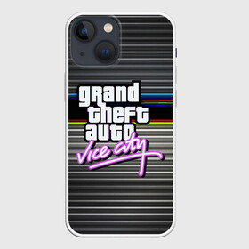 Чехол для iPhone 13 mini с принтом GTA:VICE CITY в Белгороде,  |  | grand theft auto 2 | grand theft auto 3 | grand theft auto v | grand theft auto: san andreas | grand theft auto: vice city | gta 1 | gta 2 | gta 3 | gta 4 | gta 5 | gta online | gta v | город | игры