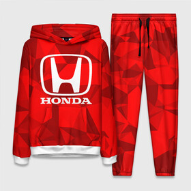 Женский костюм 3D (с толстовкой) с принтом HONDA. в Белгороде,  |  | abstract | auto | brand | car | geometry | honda | sport | texture | абстракция | авто | автомобильные | бренд | геометрия | классика | машины | модные | спорт | стиль | текстура | хонда