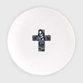 Тарелка с принтом Крест с девушкой (с черепом) в Белгороде, фарфор | диаметр - 210 мм
диаметр для нанесения принта - 120 мм | волосы | дама | девушка | корона | кости | крест | пиковая | праздник | розы | череп