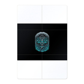 Магнитный плакат 2Х3 с принтом Баба-Яга (Ведьма) в Белгороде, Полимерный материал с магнитным слоем | 6 деталей размером 9*9 см | бабаяга | ведьма | зубы | клыки | когти | лес | маска | старушка | страшные | ужас | ханье | ханья