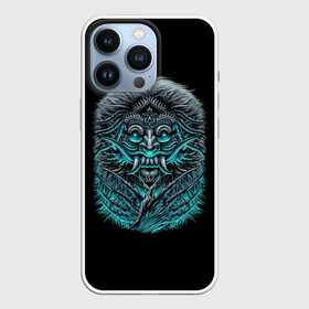 Чехол для iPhone 13 Pro с принтом Баба Яга (Ведьма) в Белгороде,  |  | бабаяга | ведьма | зубы | клыки | когти | лес | маска | старушка | страшные | ужас | ханье | ханья