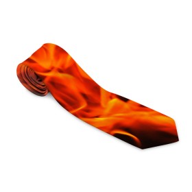 Галстук 3D с принтом ОГОНЬ в Белгороде, 100% полиэстер | Длина 148 см; Плотность 150-180 г/м2 | Тематика изображения на принте: fire | в огне | взрыв | огненный | огонь | пожар | текстура