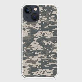 Чехол для iPhone 13 mini с принтом Цифровой камуфляж в Белгороде,  |  | camo | camouflage | digital | military | pixel | армия | битва | военный | война | войска | войсковой | городской | для пустыни | камуфляж | милитари | нато | натовский | пиксели | пиксельный | пустынный | страйкболл