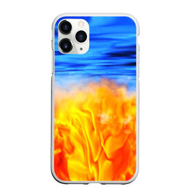 Чехол для iPhone 11 Pro Max матовый с принтом ЛЕД И ПЛАМЯ в Белгороде, Силикон |  | fire | в огне | взрыв | огненный | огонь | пожар | текстура