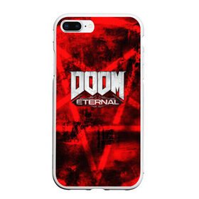 Чехол для iPhone 7Plus/8 Plus матовый с принтом Doom Eternal в Белгороде, Силикон | Область печати: задняя сторона чехла, без боковых панелей | Тематика изображения на принте: bethesda softworks | doom eternal | doomguy | id software | демоны | дум этернал | марс | палач рока | этернал