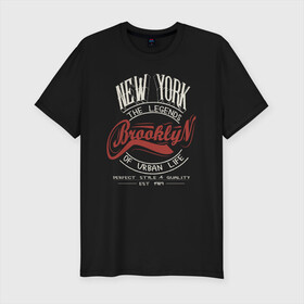 Мужская футболка хлопок Slim с принтом Городские легенды Нью-Йорка в Белгороде, 92% хлопок, 8% лайкра | приталенный силуэт, круглый вырез ворота, длина до линии бедра, короткий рукав | bronx | brooklyn | city | manhattan | new york | queens | retro | staten island | usa | vintage | бронкс | бруклин | винтаж | джерси | квинс | легенды | мантэттен | манхеттен | манхэттэн | нью джерси | нью йорк | остров | ретро | стейтен айленд |