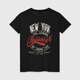 Женская футболка хлопок с принтом Городские легенды Нью-Йорка в Белгороде, 100% хлопок | прямой крой, круглый вырез горловины, длина до линии бедер, слегка спущенное плечо | bronx | brooklyn | city | manhattan | new york | queens | retro | staten island | usa | vintage | бронкс | бруклин | винтаж | джерси | квинс | легенды | мантэттен | манхеттен | манхэттэн | нью джерси | нью йорк | остров | ретро | стейтен айленд |